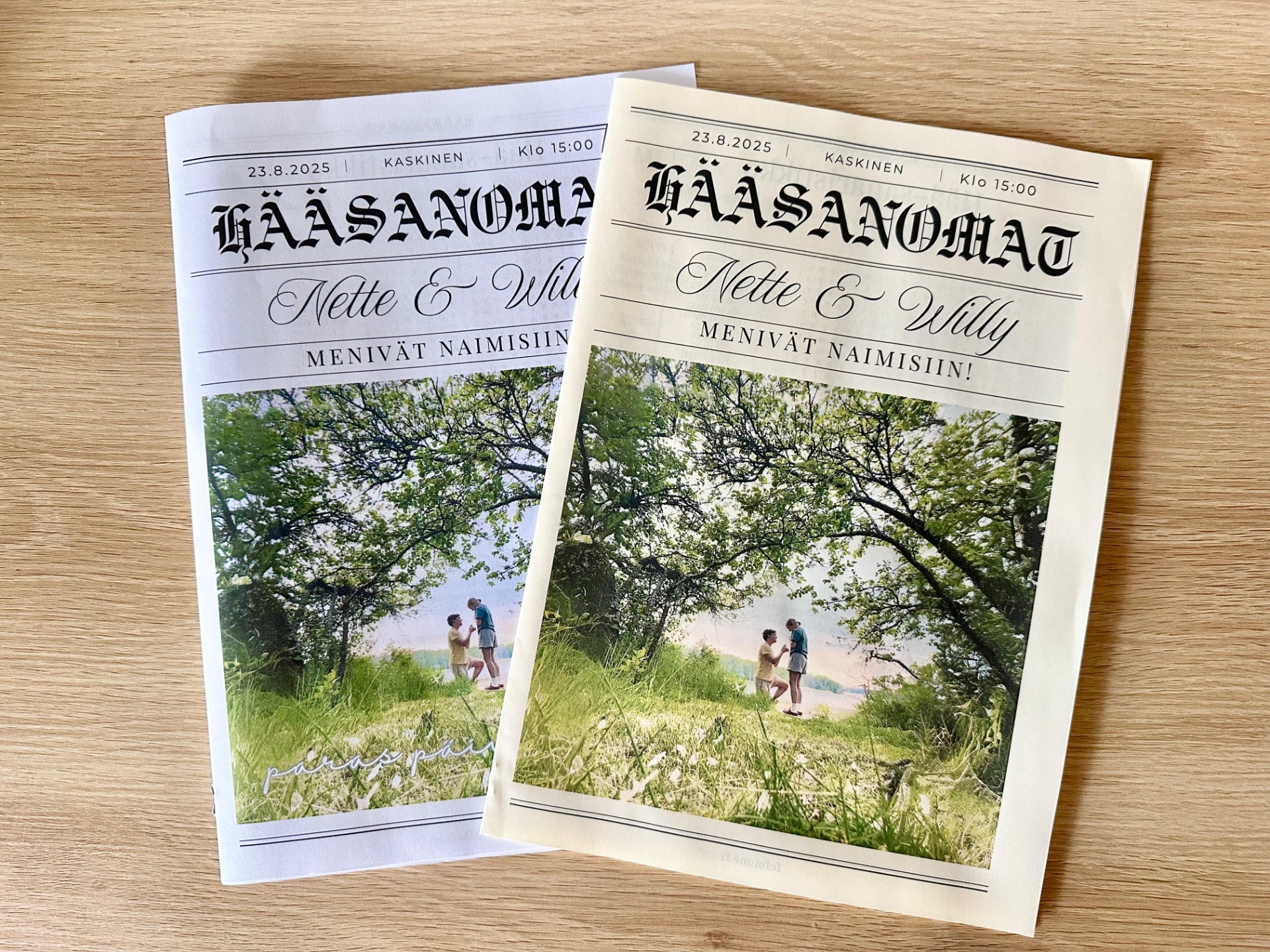 Valkoinen paperi ja vintage paperi